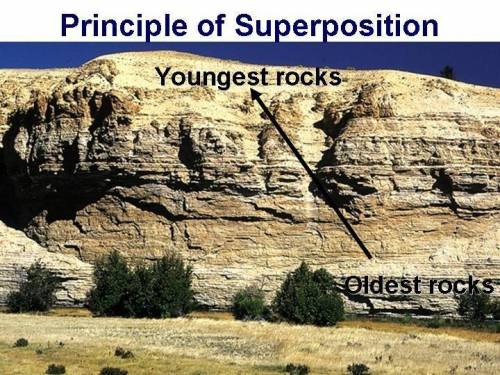 Which principle tells you how rock layers are laid