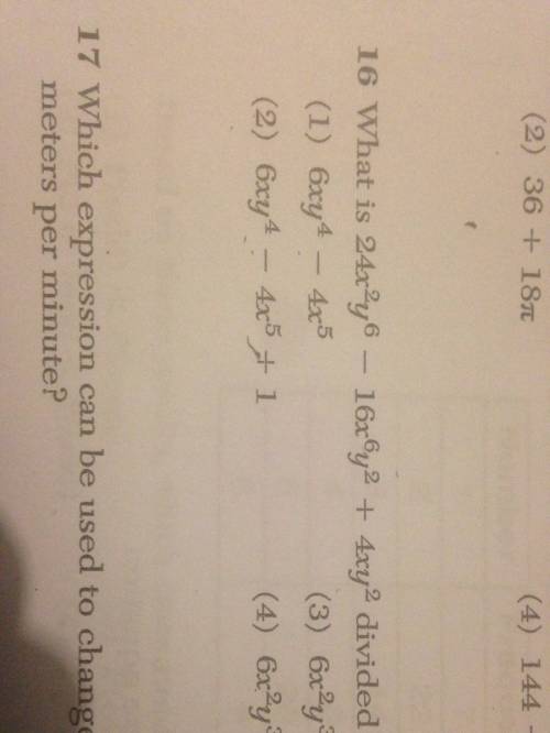 What is the answer? #16 . thanks