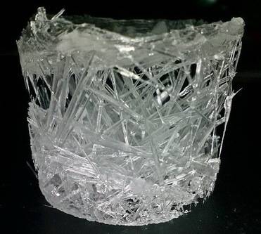 What will happen if a crystal of ammonium nitrate is added to a supersaturated ammonium nitrate solu