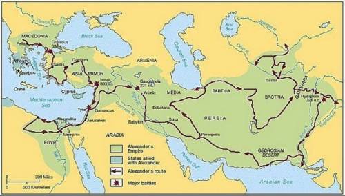 Alexander’s conquests led him to invade what part of asia?