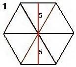 What is the area if a regular hexagon if the distance from a midpoint of a side to the midpoint of t