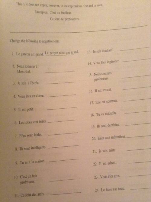 I nee help with my french homework