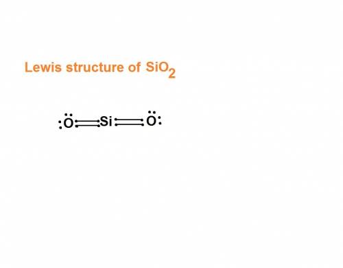 In the lewis dot structure for sio2, how many total valence electrons are there in the entire molecu