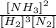 \frac{[NH_3]^2}{[H_2]^3[N_2]}