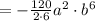 =-\frac{120}{2\cdot6}a^2\cdot b^6