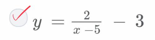 This graph of a function is a translation of  y=2x what is an equation for the function?