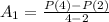 A_1=\frac{P(4)-P(2)}{4-2}