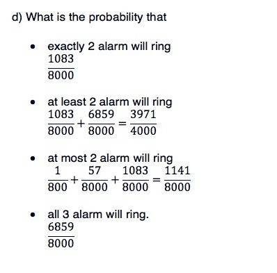 Suppose in an event of fire, the probability is 95% that fire alarm will ring in a building. let x d