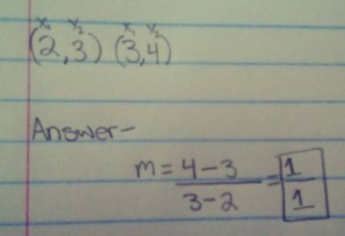 Can you solve this in slope-intercept form. m= - 2/3;  (3, 4)