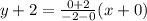 y+2=\frac{0+2}{-2-0}(x+0)