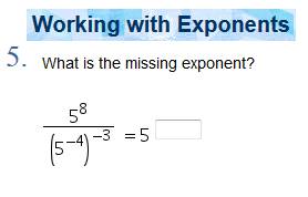 Plz help with exponents questions