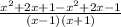 \frac{x^{2} + 2x + 1 - x^{2} + 2x - 1 }{(x - 1)(x + 1)}