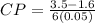CP=\frac{3.5-1.6}{6(0.05)}