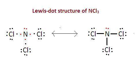 Draw the lewis structure of the following molecule include lone pairs ncl3