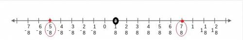 What numbers are a distance of 34 unit from 18 on a number line?  select the locations on the number