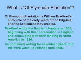 Which three sentences in the passage best show the author's belief that plymouth colony's fate was g
