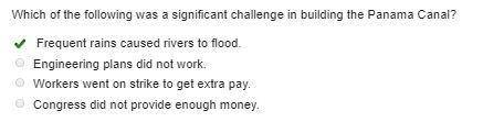 Which of the following was a significant challenge in building the panama canal?