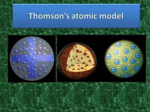 What keeps the electrons from leaving the atom in the thompson raisin pudding model of the atom?