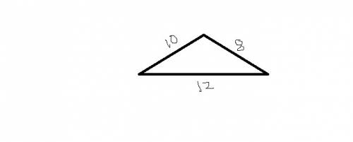 Heron’s formula:  area   use the triangle pictured to calculate the following measurements. ﻿ p
