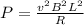 P = \frac{v^2B^2L^2}{R}