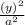 \frac{(y)^{2}}{a^2}