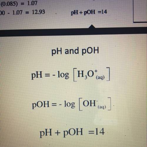 Which of the following equations can be used to calculate poh?