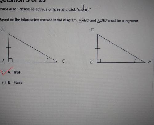 Based on the information marked in the diagram, abc and def must be congruent.