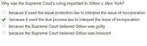 Why was the supreme court’s ruling important in gitlow v. new york?