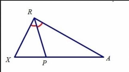 The perimeter of triangle rxa is 24. if rx = 4 and ra = 11, find xp and pa. a. xp = 1.5, pa = 7.5 b.