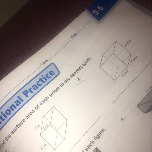 Can somebody me find the surface area of problems 1 and 2