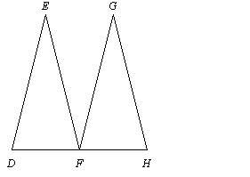 Which congruence statement does not necessarily describe the triangles shown if δ def≈δfgha.