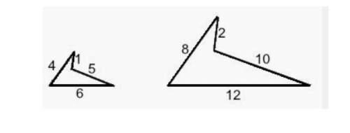 These figures  (graph uptop) (a.) congruent but not similar. (b.