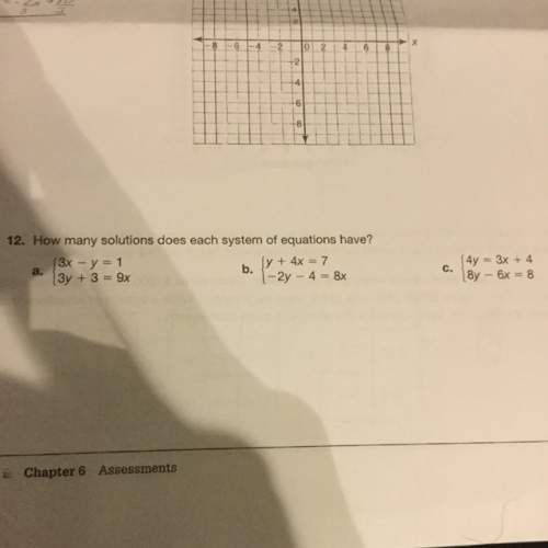 How do i find out how many solutions does each system of equations have?