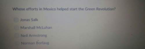 Who efforts in mexico start the green revolution?