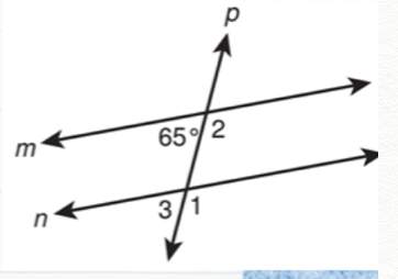 Describe two ways to find m /_ 1 if m || n. what is the measure of angle 1? i need