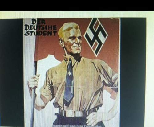 "what belief system does the human in this figure in this poster represent?  a)fascism b