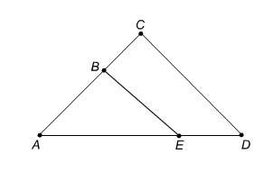 1. if triangle adc is the image of triangle aeb, which is the proper term for point a?  center