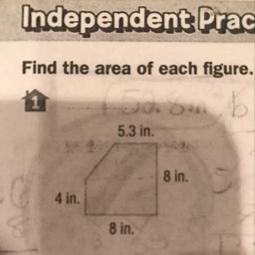Find the area, round to nearest tenth if necessary.