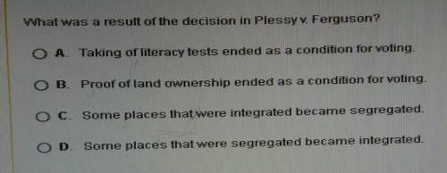 What was a result of the decision in plessy v ferguson?