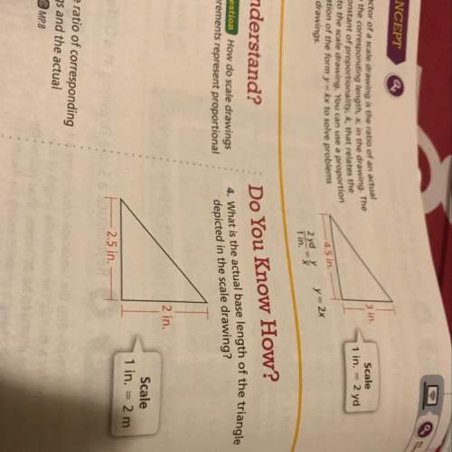 What is the actual base length of the triangle