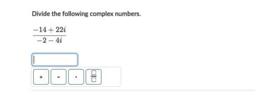 Divide the following complex numbers.