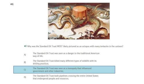 Correct answer only !  why was the standard oil trust most likely pictured as an octopus