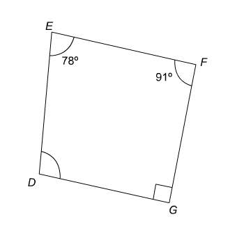 What is the measure of angle d?  a. 101° b. 111°
