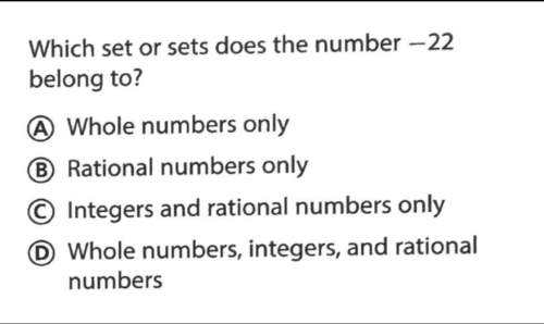 Which set or sets does the number -22 belong to?