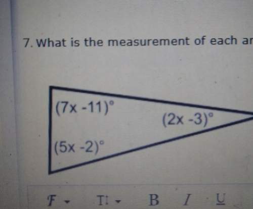 What is the measurement of each angle shown