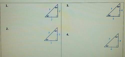 Use the pythagorean theorem to find the missing side length
