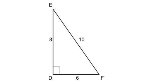 What is the tangent ratio for angle f
