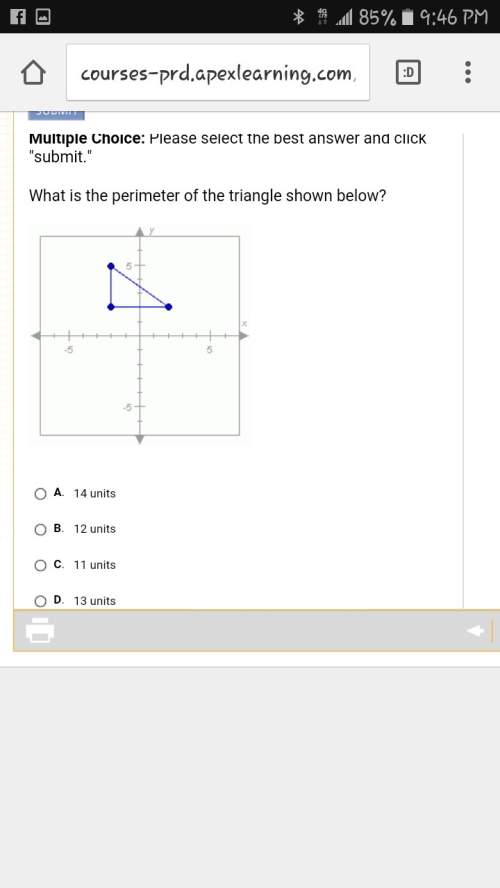 What is the perimeter of the triangle shown below?