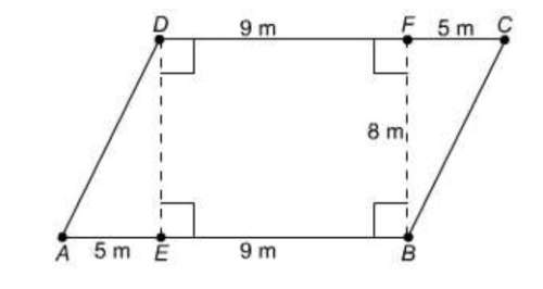 (worth 20 points answer asap) what is the area of this parallelogram?  a) 60