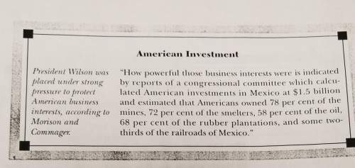 How was the u.s able to control and own industries in mexico and in other latin american countries?